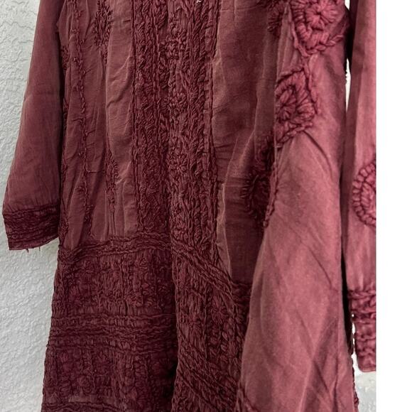 NWT Anthropology by Kyla Seo Blouse Pink Oversized - Picture 10 of 15